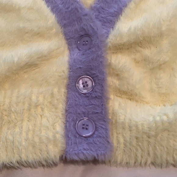 For Love and Lemons Fuzzy Cropped Cardigan Used - Picture 5 of 10